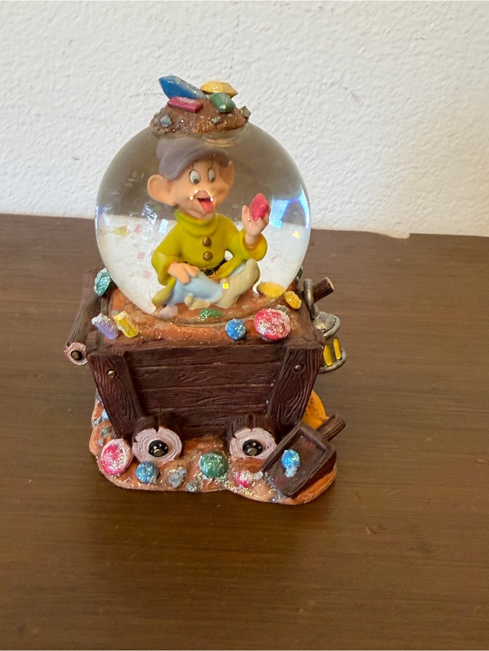 Vintage Disney Dopey Whimsical Snow Globe